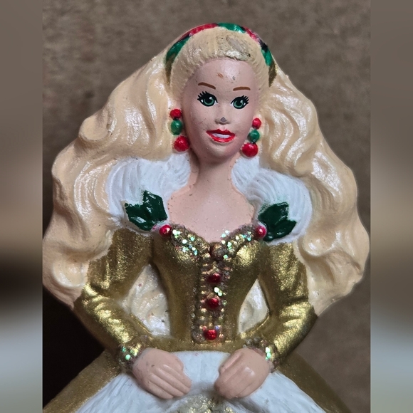 Barbie Brooche Hallmark Holiday Pin  1996 Vintage Jewelry - Picture 11 of 16